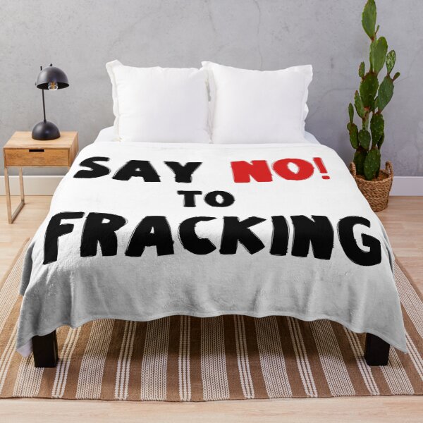 Item preview, Say No to Fracking - Save The Planet designed and sold by WritetheWrongs.