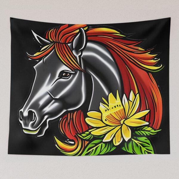 Item preview, Horse Dad Like A Regular Dad But Cooler Flowers  designed and sold by kubix81.