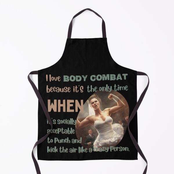 Item preview, I love body combat because it's the only time when it's socially acceptable to punch and kick the air like a crazy person designed and sold by Cute-Jory-Store.