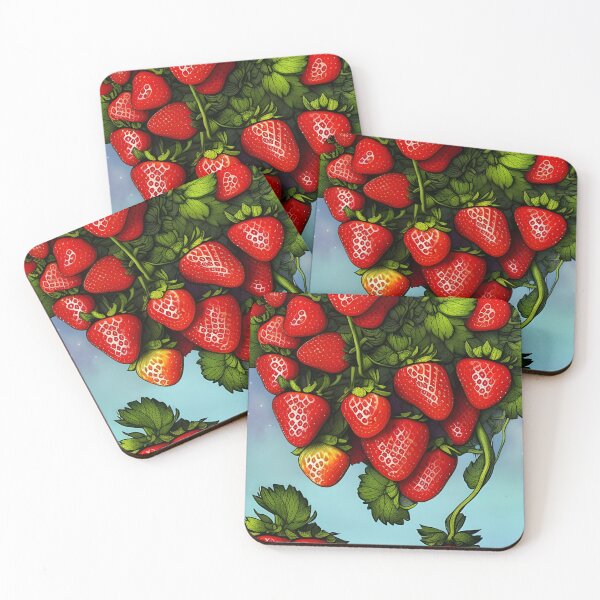 Item preview, Falling Strawberries designed and sold by LyndiiLoubie.