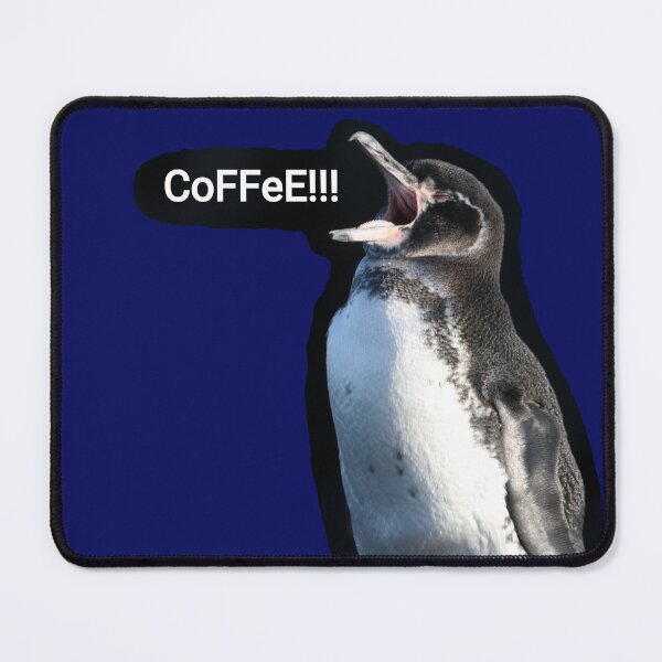 Item preview, Galapagos Penguin needs coffee (blue #060D5B) designed and sold by SBPenguins.