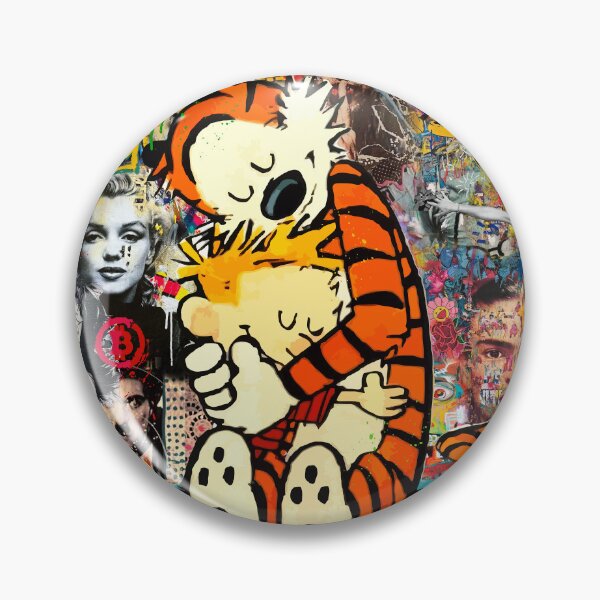 Item preview, Calvin & Hubbes pop art designed and sold by Helt-Sort.