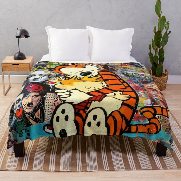 Item preview, Calvin & Hubbes pop art designed and sold by Helt-Sort.