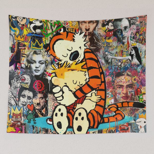 Artikelvorschau, Pop-Art von Calvin und Hubbes entworfen und verkauft von Helt-Sort.