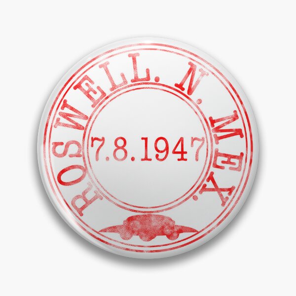 Item preview, UFO - Roswell Postage Stamp RED designed and sold by Totalthrive.