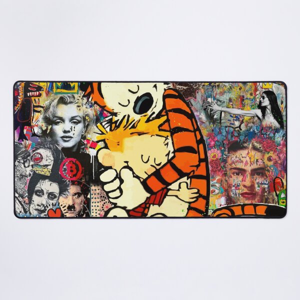 Item preview, Calvin & Hubbes pop art designed and sold by Helt-Sort.