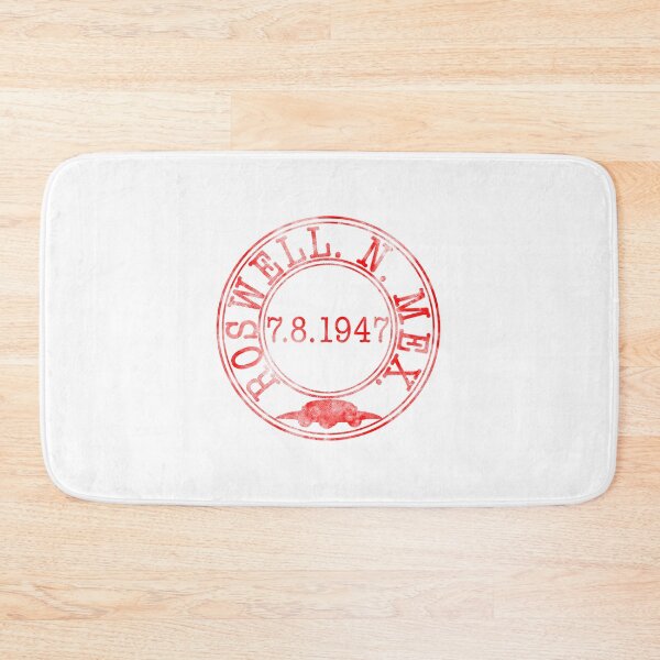 Item preview, UFO - Roswell Postage Stamp RED designed and sold by Totalthrive.