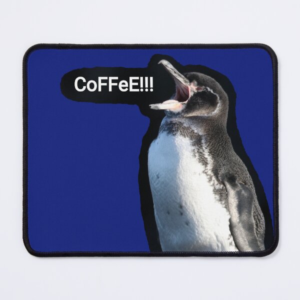 Item preview, Galapagos Penguin needs coffee (blue #0f1d7b) designed and sold by SBPenguins.