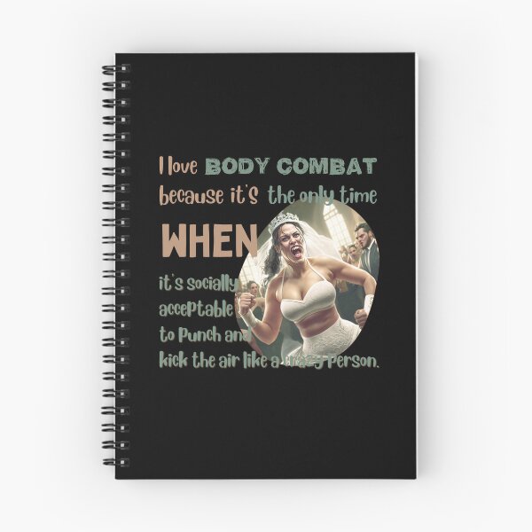 Item preview, I love body combat because it's the only time when it's socially acceptable to punch and kick the air like a crazy person designed and sold by Cute-Jory-Store.