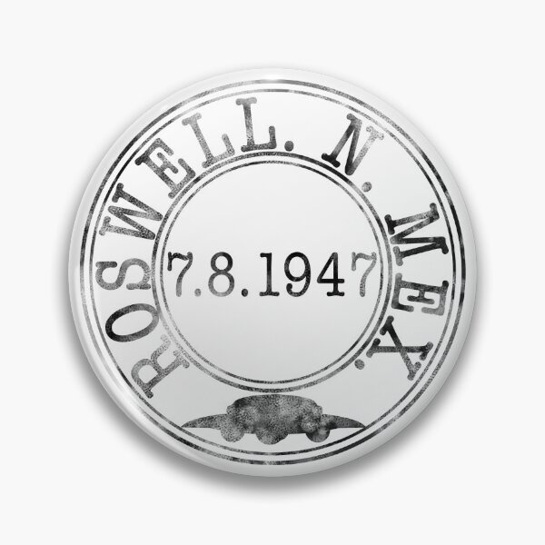 Item preview, UFO - Roswell Postage Stamp BLACK designed and sold by Totalthrive.