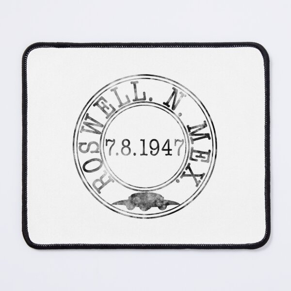 Item preview, UFO - Roswell Postage Stamp BLACK designed and sold by Totalthrive.