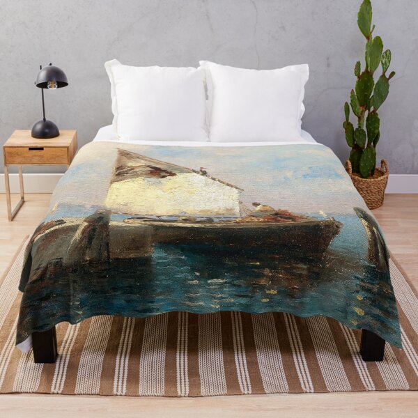 Item preview, Vintage Ocean Art titulado 'Marine Landscape' por Leotine Von Littrow. designed and sold by VintageArtRepro.