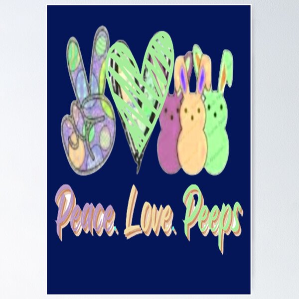 Artikelvorschau, Peace Love Peeps 3, Badass and Funny, Easter Egg Hunting, Egg Hunt Squad, Chilling Peeps entworfen und verkauft von Adri Barnard.