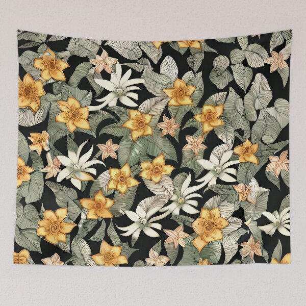 Item preview, floral pattern designed and sold by Carlos Castro.