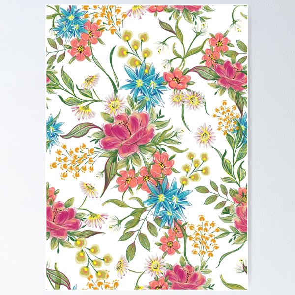 Item preview, Chintz floral pattern by SusyRDesign designed and sold by susyrdesign.