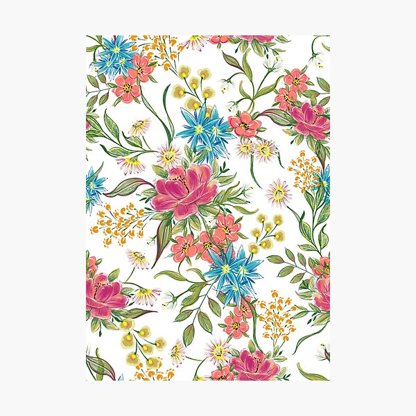 Item preview, Chintz floral pattern by SusyRDesign designed and sold by susyrdesign.