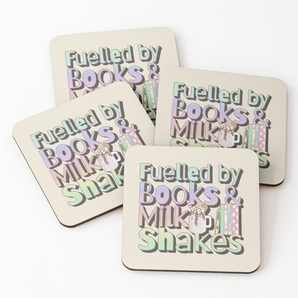 Item preview, Rainbow Colour Fuelled by Books And Milk Shakes Slogan designed and sold by TrulyEpoque.