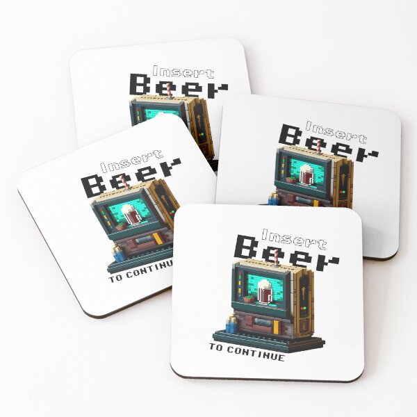 Item preview, Insert Beer To Continue designed and sold by the8-bitguy.