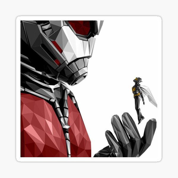 Antman with ant women Sticker