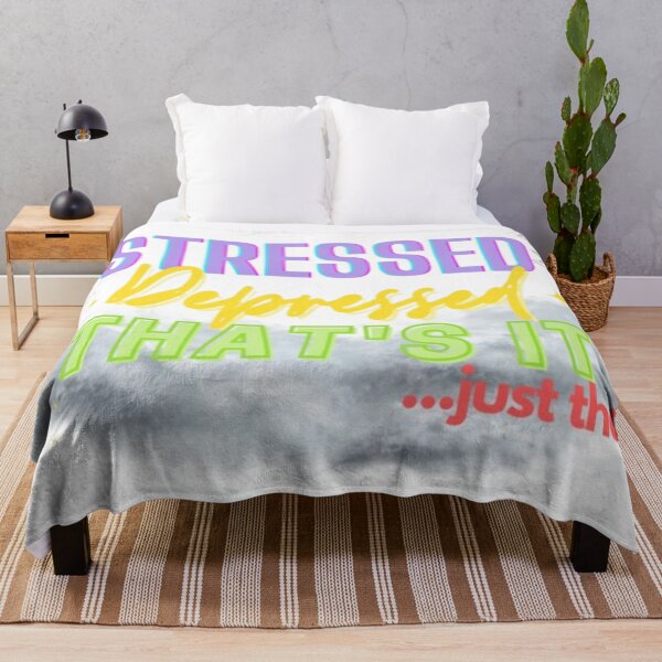 Item preview, Stressed, Depressed ...That's It designed and sold by MissBubblegumBlue.