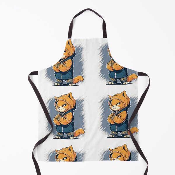 Item preview, Urban Orange Cat With Hoodie Cartoon Style designed and sold by EnzoZs.