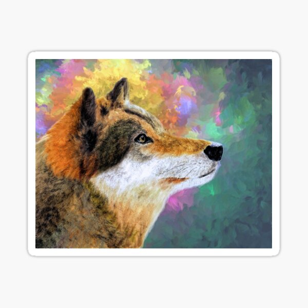 "Lone Wolf" Sticker For Sale By Zeljana0504 | Redbubble