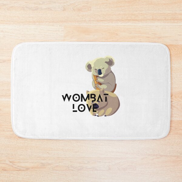 Item preview, Wombat Love - Huggable and Adorable - Cute and Cuddly Wombat 2 designed and sold by RM-Journey.