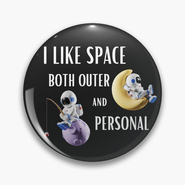 Item preview, I Like Space Both Outer and Personal designed and sold by Usagi-Kun.