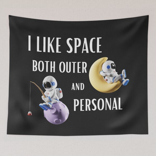 Item preview, I Like Space Both Outer and Personal designed and sold by Usagi-Kun.