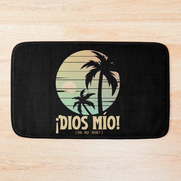 Item preview,  ¡Dios mío! - Oh My GOD, OMG, Spanish Sayings, Vintage Beach Sunset designed and sold by Sun Sand & Sea Art.