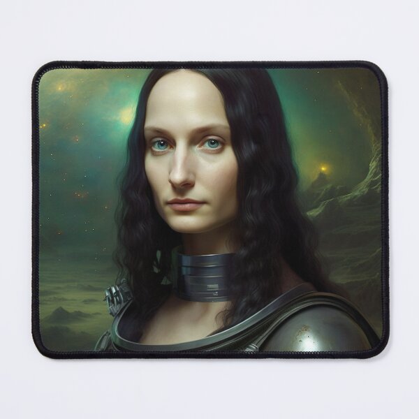 Item preview, Mona Lisa Sci Fi Astronaut designed and sold by unrealartwork.