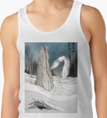 Snowy Owl and Standing Stone Men's Tank Top