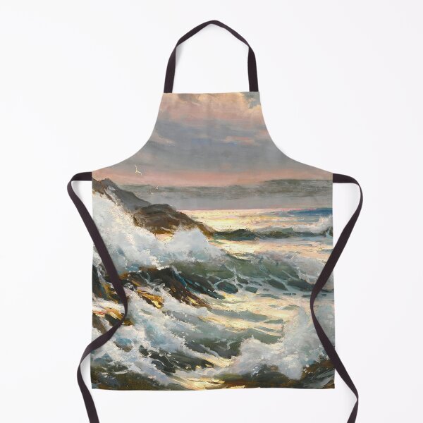 Item preview, Vintage Ocean Art titled 'Seascape' by Constantin Westchiloff. designed and sold by VintageArtRepro.