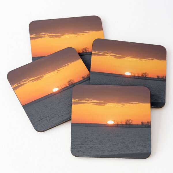 Item preview, Football Shaped Sun - Lake Erie at Welland Canal Sunset designed and sold by Georgia Mizuleva.