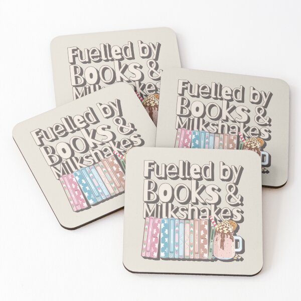 Item preview, Fun Fuelled by Books And Milk Shakes Slogan designed and sold by TrulyEpoque.