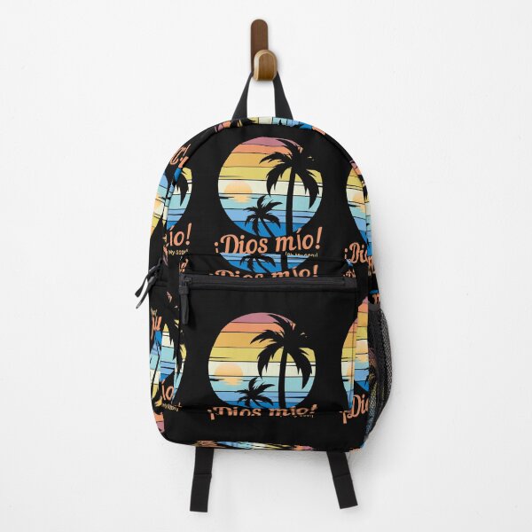 Item preview,  ¡Dios mío! - Oh My GOD, OMG, Spanish Sayings, Retro Beach Sunrise designed and sold by Sun Sand & Sea Art.