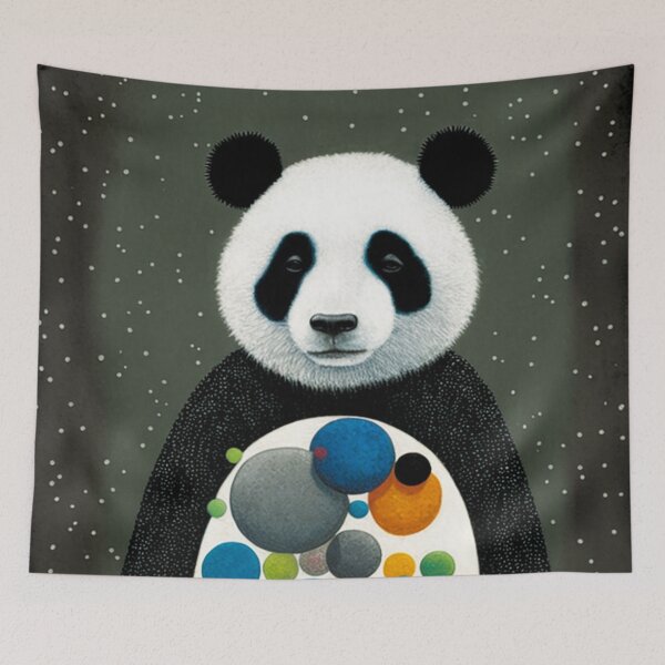 Item preview, Amazing Artistic Panda Full of Colors #5 designed and sold by Artistic Pandas.