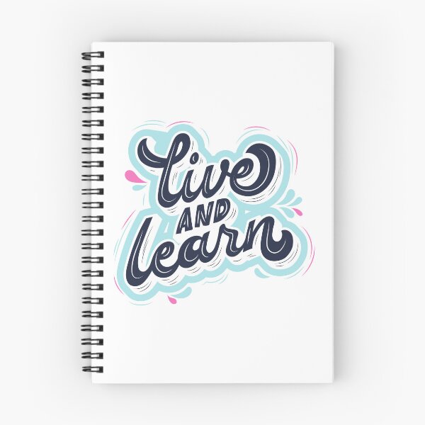 Item preview, live and learn designed and sold by PrintsPassion.