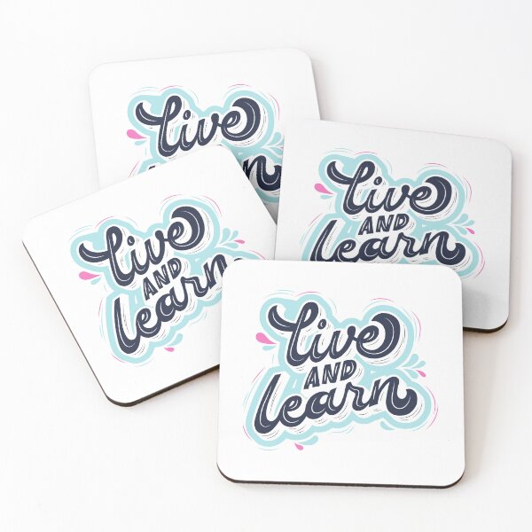 Item preview, live and learn designed and sold by PrintsPassion.