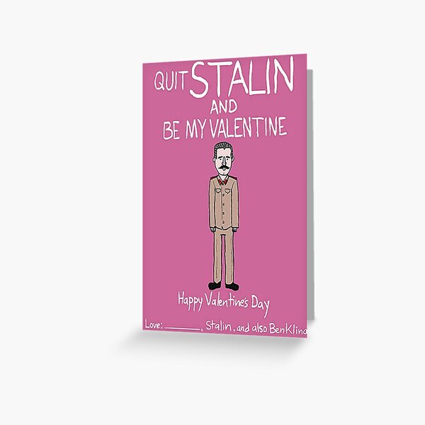 Dictator Valentines Greeting Cards for Sale
