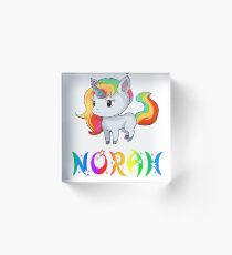 Norah Unicorn Acrylic Block