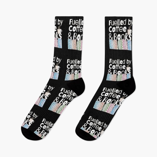 Item preview, Copy of Pastel Fuelled by Coffee And Books Slogan designed and sold by TrulyEpoque.