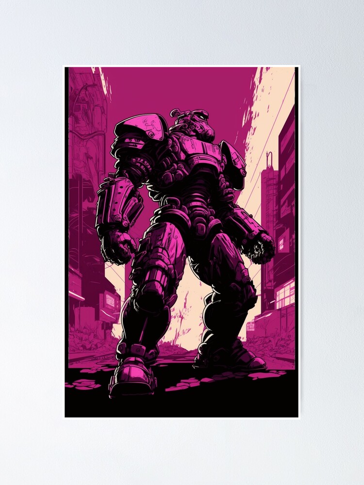 Fallout 3 Enclave Battle Power Armor Gaming  Poster for Sale by