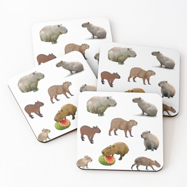 Item preview, (Mostly) real capybaras designed and sold by SxltChipper.
