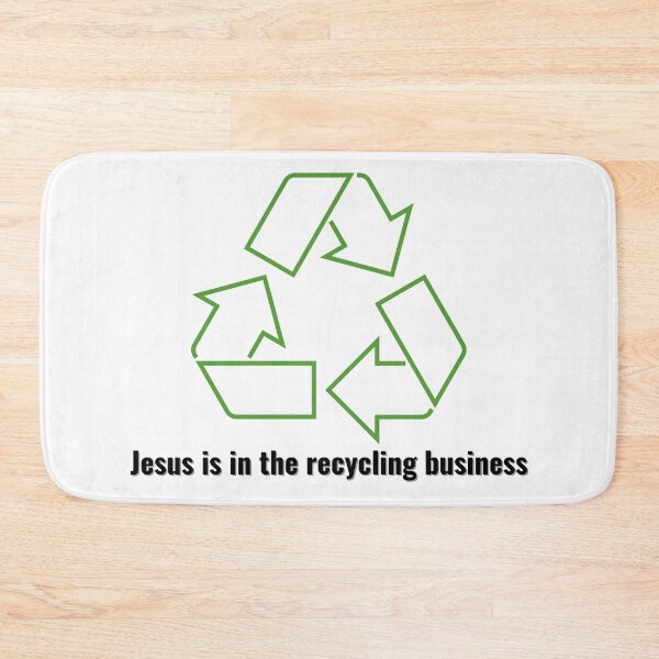 Item preview, Jesus is in the recycling business V1 Black Lettering designed and sold by Family Journey with God.