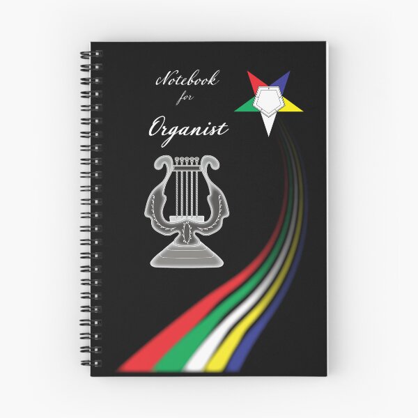 Item preview, Organist’s Notebook for Order of the Eastern Star, OES inspired symbol  designed and sold by photonxt.