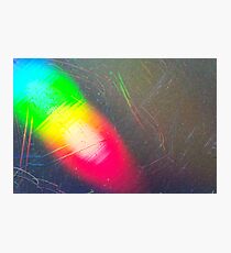 Mystery X - Scratched CD Photographic Print