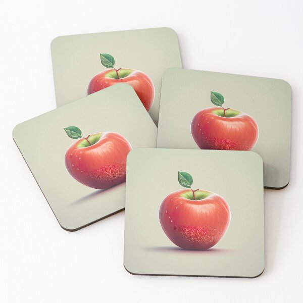 Item preview, Minimalist Red Apple Illustration Drawing designed and sold by unrealartwork.