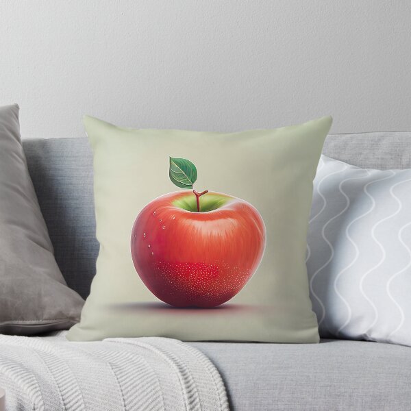 Item preview, Minimalist Red Apple Illustration Drawing designed and sold by unrealartwork.