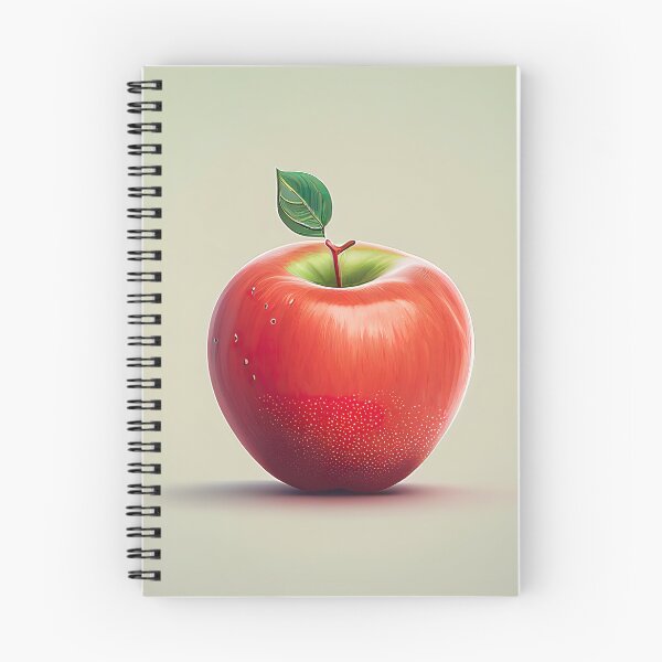 Item preview, Minimalist Red Apple Illustration Drawing designed and sold by unrealartwork.